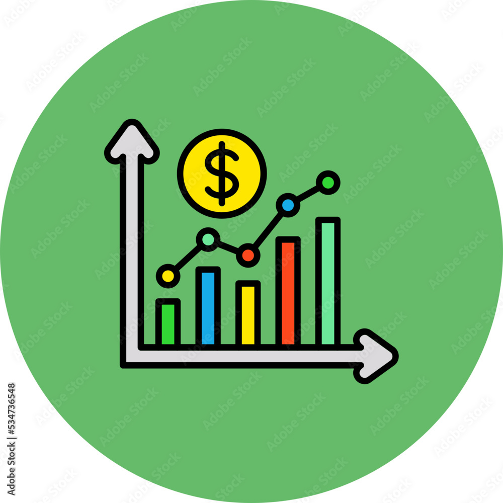 Grow Up Multicolor Circle Filled Line Icon Grow Up Multicolor Circle Filled Line Icon