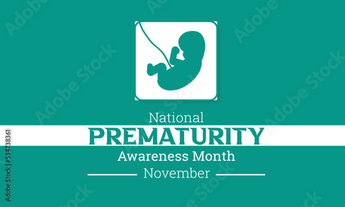 National Prematurity Awareness Month Poster Design