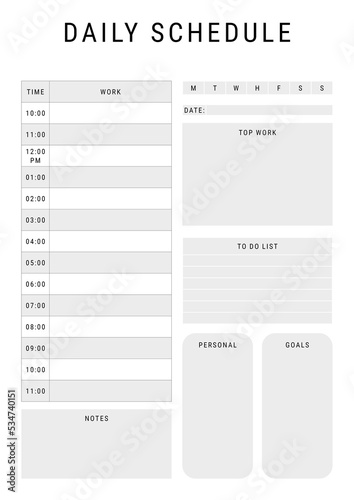 Daily Schedule