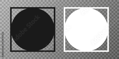 Tumble dry no heat icon, vector illustration, flat design