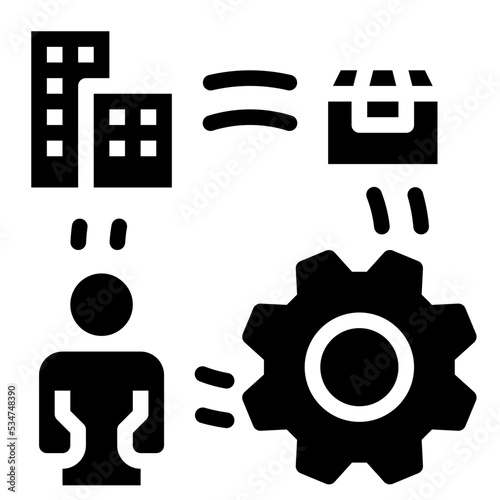 supply glyph icon
