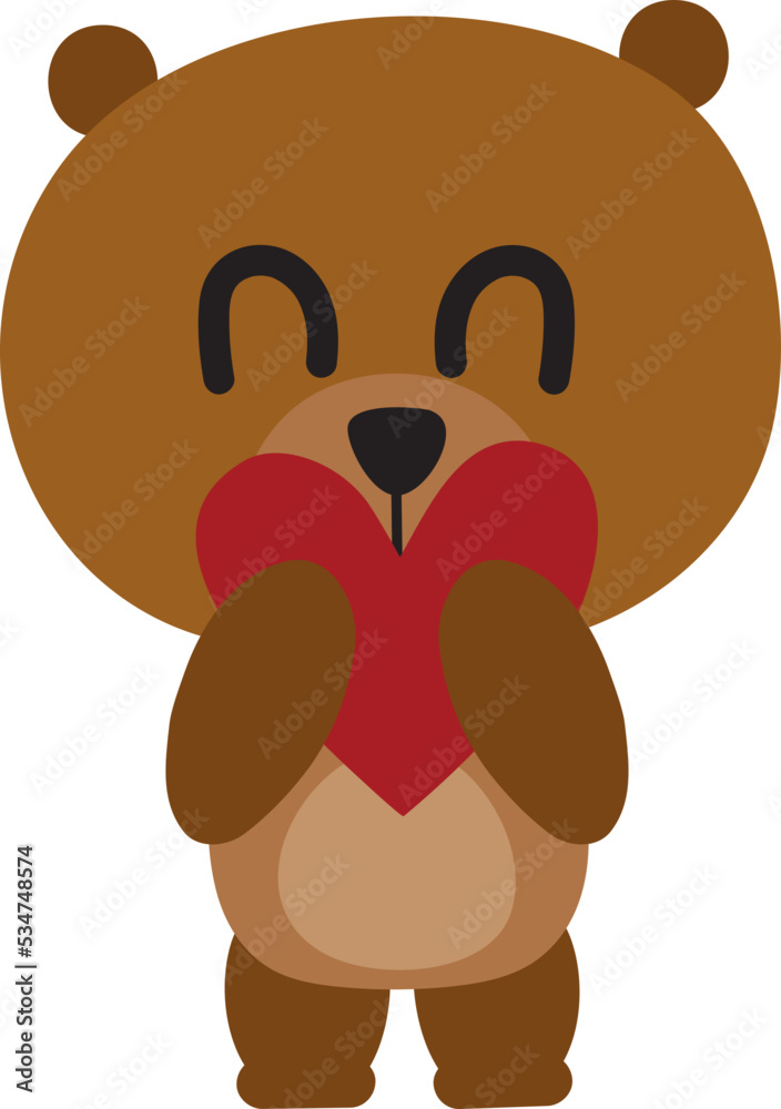 Fototapeta premium Bear in Love