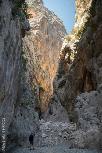 Obraz na płótnie The Gorropu Canyon w salonie