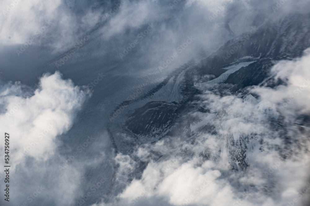 clouds over the mountain - Alaska clouds over the mountain - Alaska