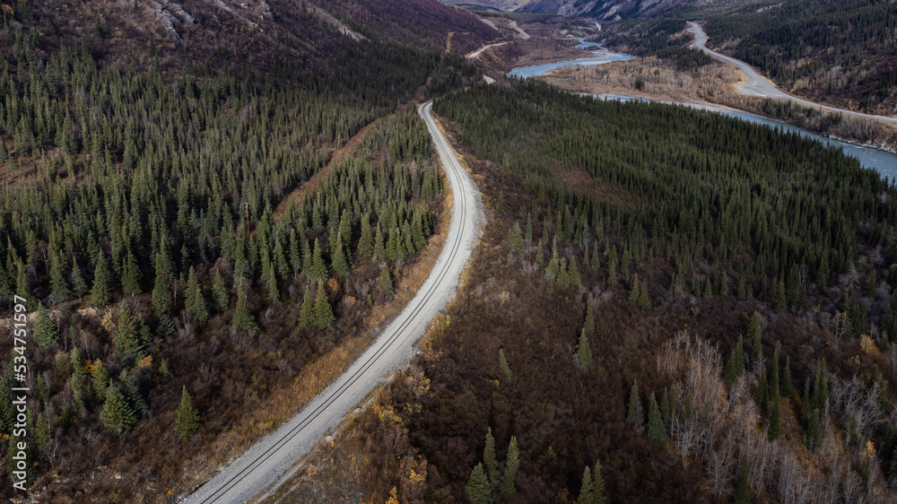 road in the mountains - Alaska