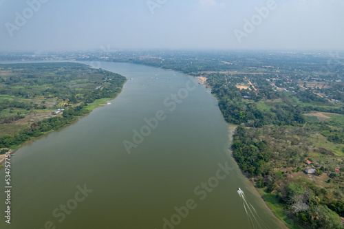 View of the Yarinacocha lagoon in Pucallpa. photo