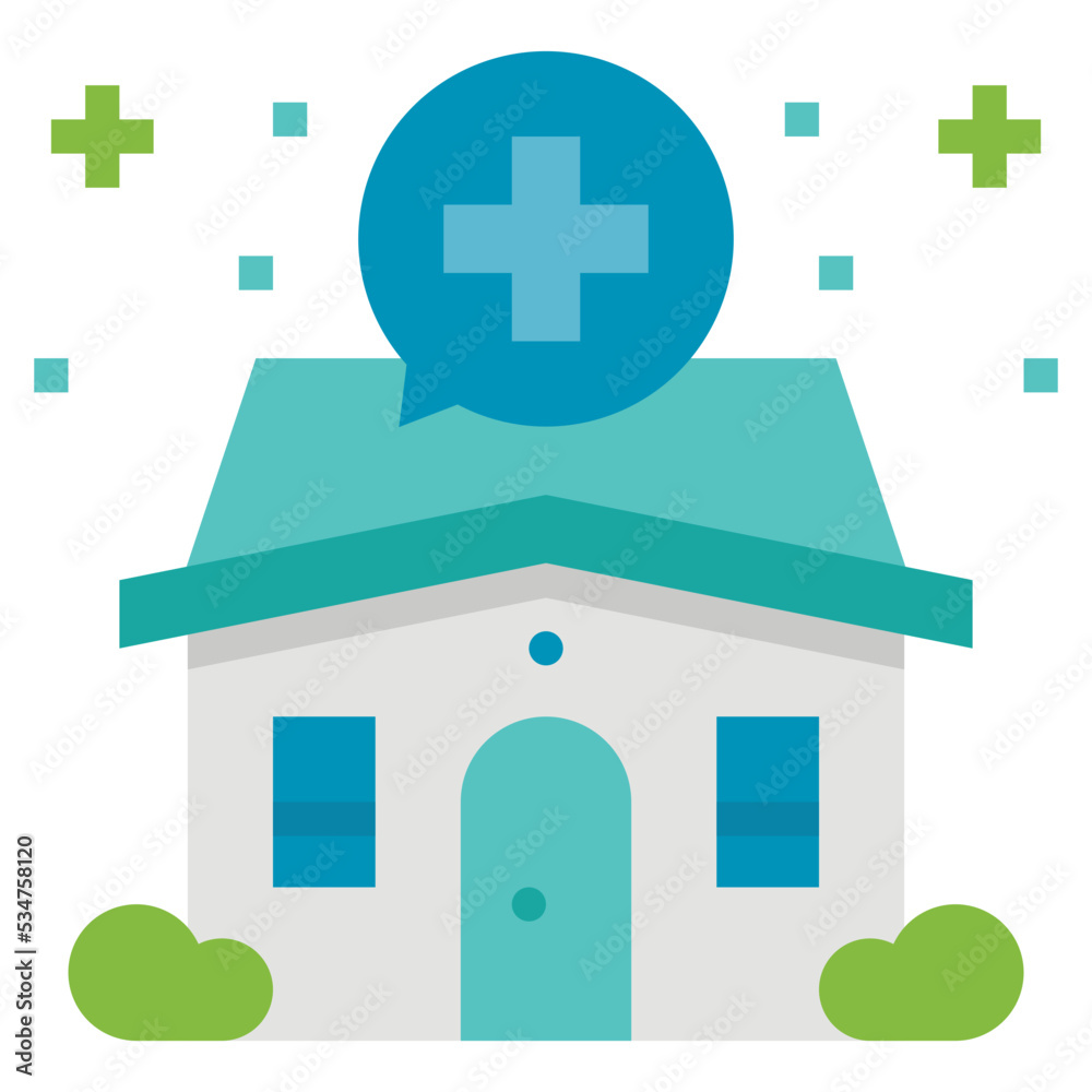 Obraz premium Home flat icon