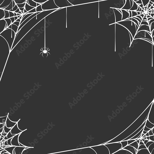 spider web halloween background, vector design