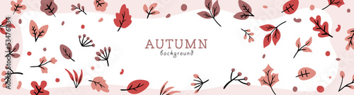 floral autumn background fall leaves plants floral wallpaper