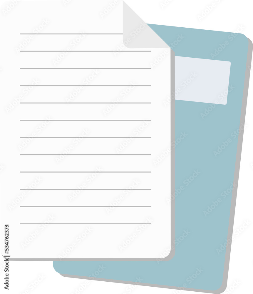 notebook paper document notebook paper document