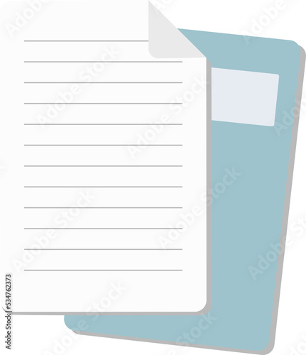 notebook paper document © BabyQ