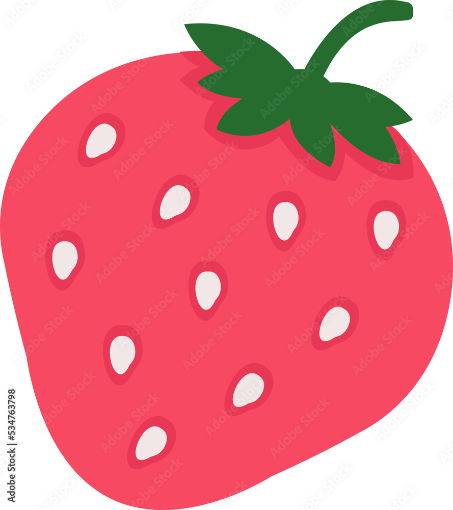 Obraz premium cute fruit strawberry