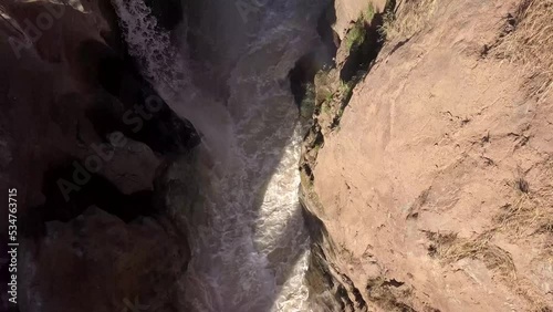 Survol des chutes d'eau d'Epupa photo