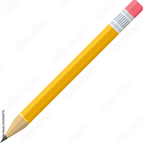 stationery yellow pencil