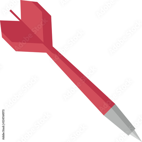 red steel tip dart