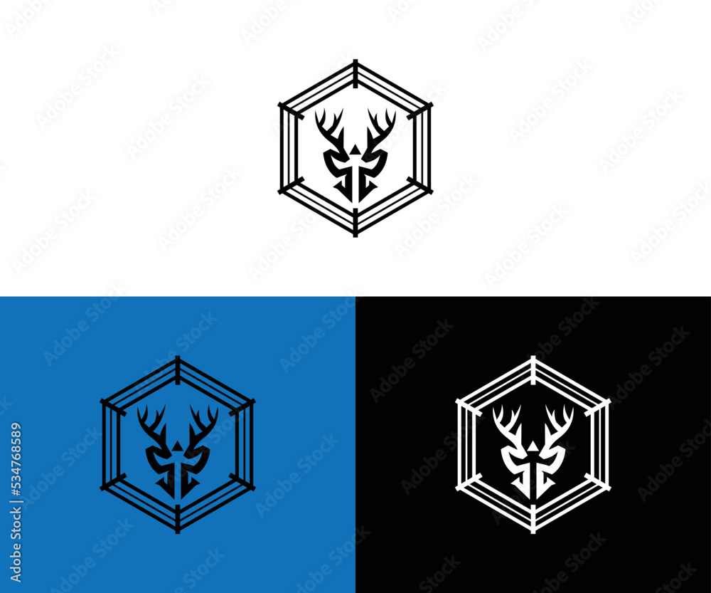 hunting logo design hunting logo design