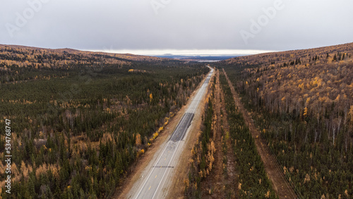 road to the mountains - Alaska