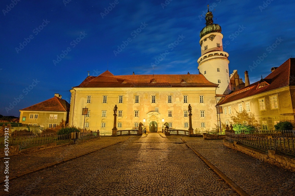 The baroque chateau in Nove Mesto nad Metuji, Czech Republic.