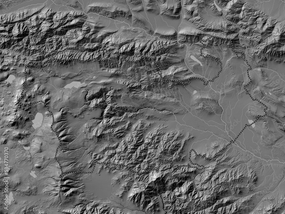 Fototapeta premium Kvemo Kartli, Georgia. Bilevel. No legend