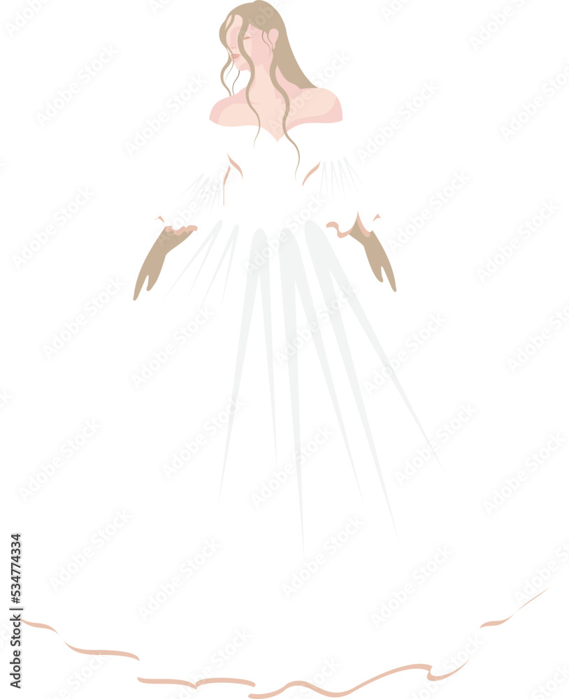 a bride in a fluffy white wedding dress with her hair loose on her shoulder and wearing a pair of gloves in her hands. a bride in a fluffy white wedding dress with her hair loose on her shoulder and wearing a pair of gloves in her hands.