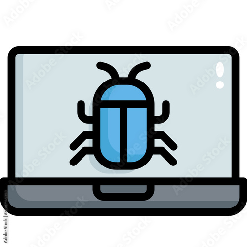 Virus Laptop icon