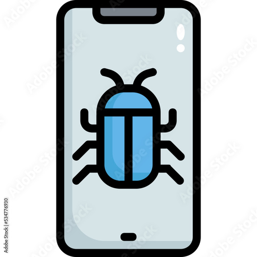 Virus Mobile Icon