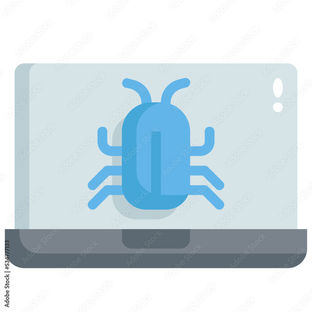 Virus Laptop icon Virus Laptop icon