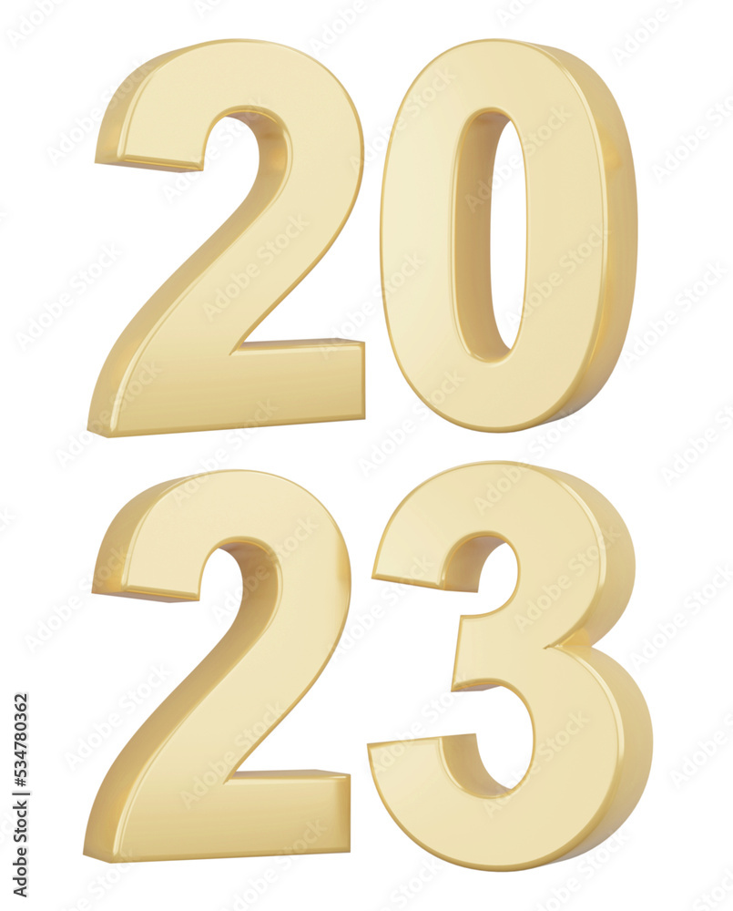 2023 concept, Happy New Year2023. Typography logo 2023 for celebration, 3D Colorful trendy text for branding, banner, cover, card, social media. 2023 concept, Happy New Year2023. Typography logo 2023 for celebration, 3D Colorful trendy text for branding, banner, cover, card, social media.