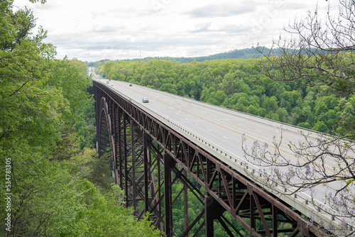 railway bridge over the river