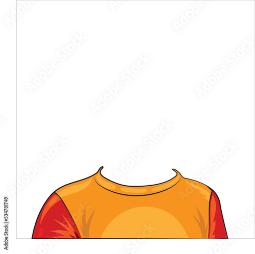 Shirt outfit, Which can be used as accessories, traits, assets, which could be placed on any head character and used as traits for your nft