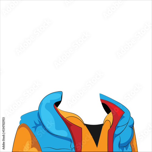 Jacket outfit, Which can be used as accessories, traits, assets, which could be placed on any head character and used as traits for your nft