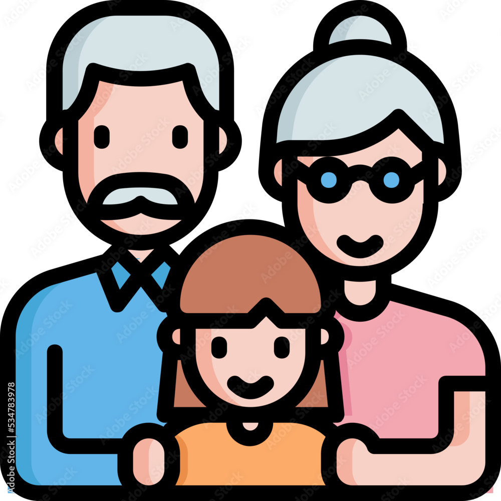 Fototapeta premium Family icon