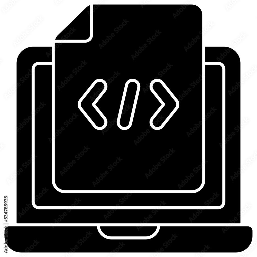 programming solid icon programming solid icon