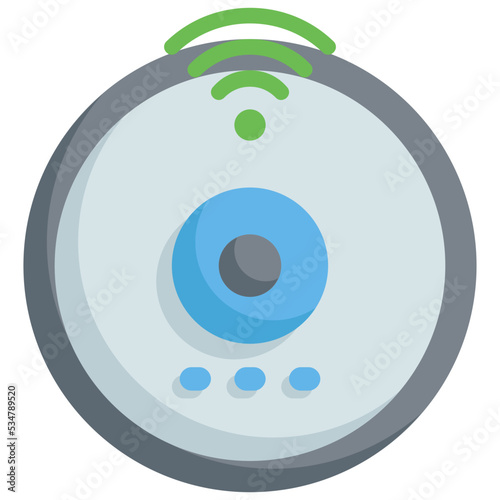 Robot vacuum cleaner icon