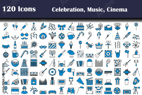 120 Icons Of Celebration, Music, Cinema