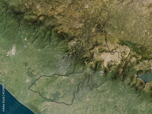 Quezaltenango, Guatemala. Low-res satellite. No legend photo