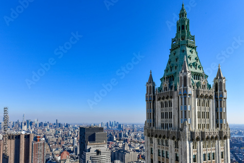 Obraz na płótnie Woolworth Building - New York City w salonie