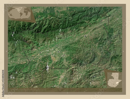 Zacapa, Guatemala. High-res satellite. Major cities photo