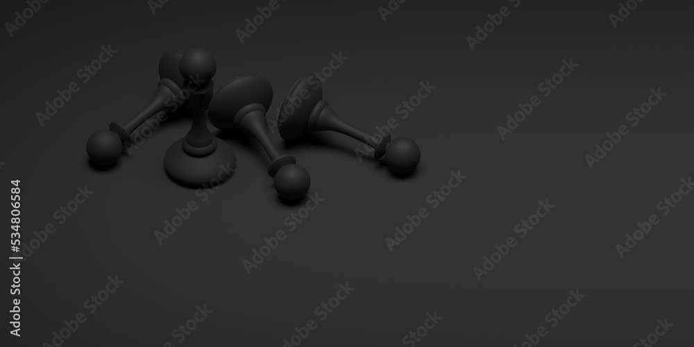 Different chess pieces pawns. Concept business background Different chess pieces pawns. Concept business background