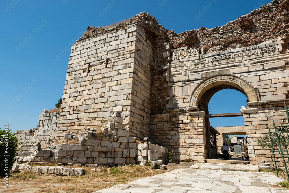 Arched  Gate from St. John Basilica Complex, Selcuk, Turkey
