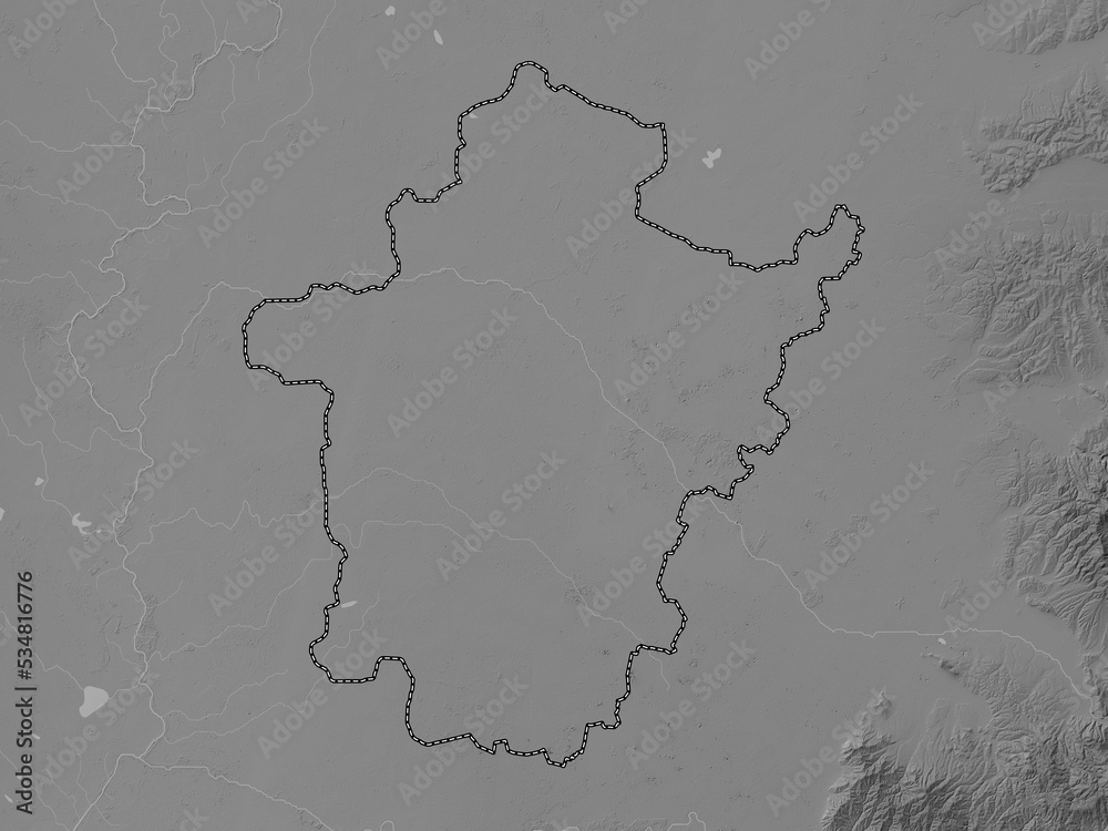 Bekes, Hungary. Grayscale. No legend