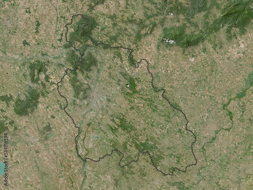 Pest, Hungary. Low-res satellite. No legend