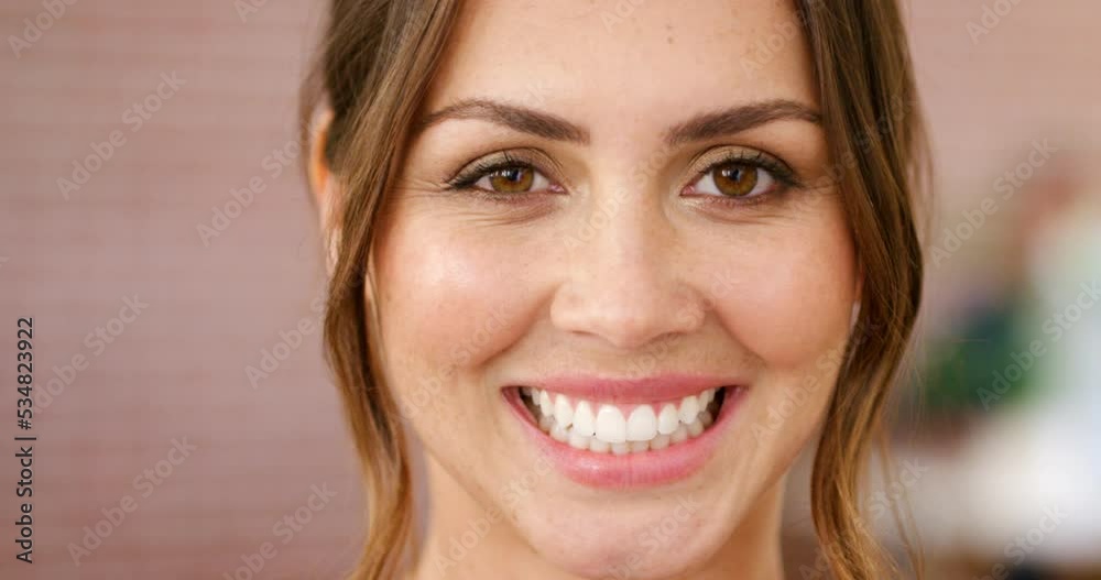 Change, motivation and happy woman face smile and laugh in corporate office, excited about new job. Closeup portrait of female employee satisfied by marketing internship at global advertising company Change, motivation and happy woman face smile and laugh in corporate office, excited about new job. Closeup portrait of female employee satisfied by marketing internship at global advertising company