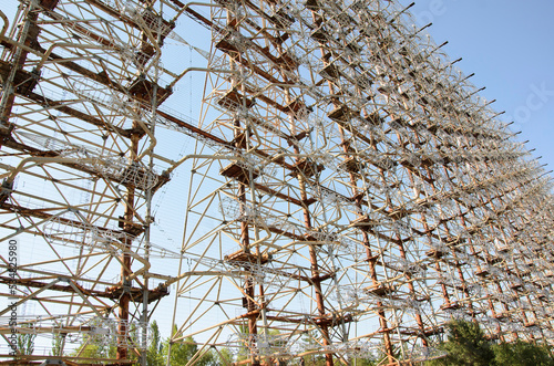 Secret Duga radar in Chernobyl Exclusion Zone, Ukraine photo