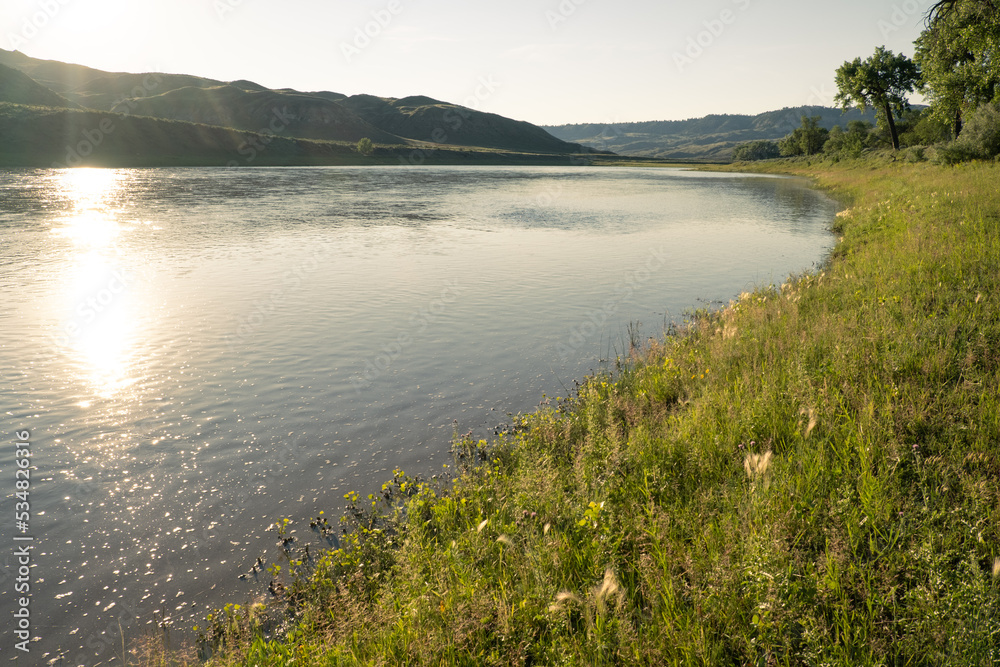 White cliffs Missouri river Montana