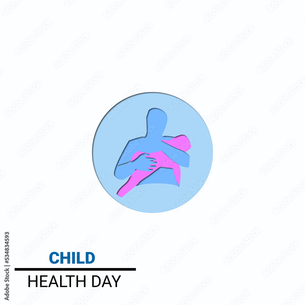 illustration idea of child health day
