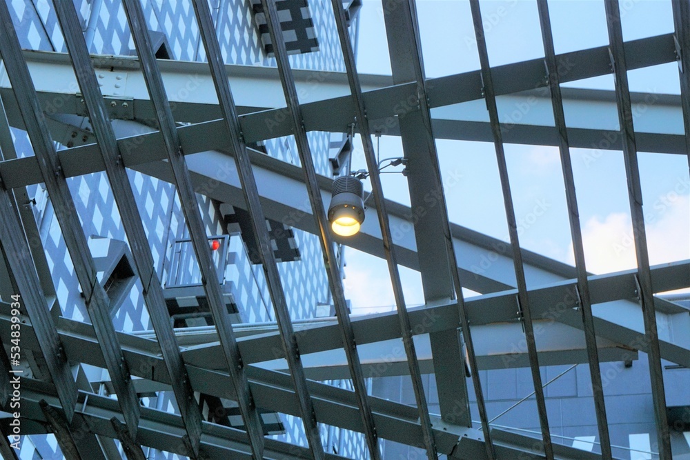 Fototapeta premium ライトのある風景