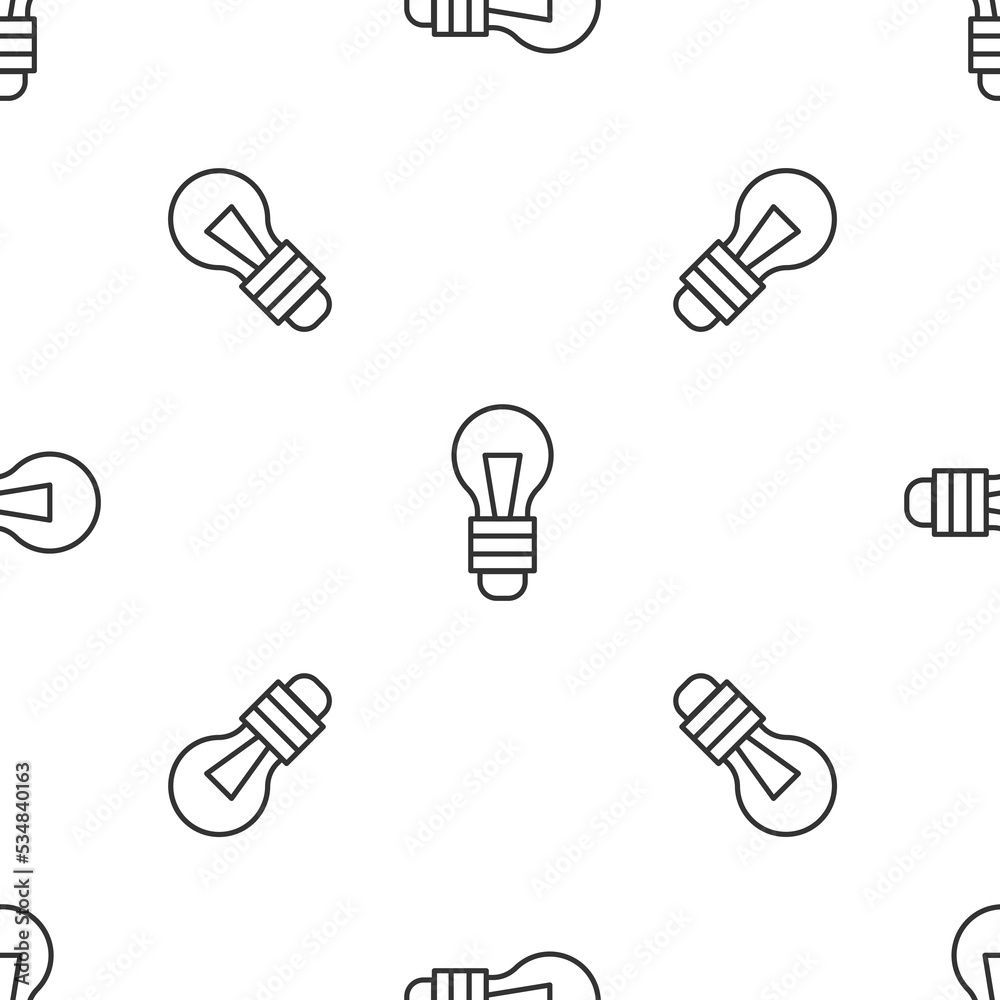 Black Light bulb with concept of idea icon isolated on white background. Energy and idea symbol. Inspiration concept. Yellow square button. Vector Black Light bulb with concept of idea icon isolated on white background. Energy and idea symbol. Inspiration concept. Yellow square button. Vector