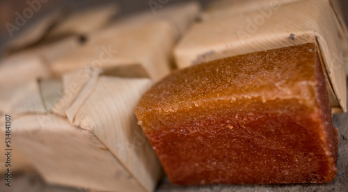 Colorful guava dessert from Colombia
