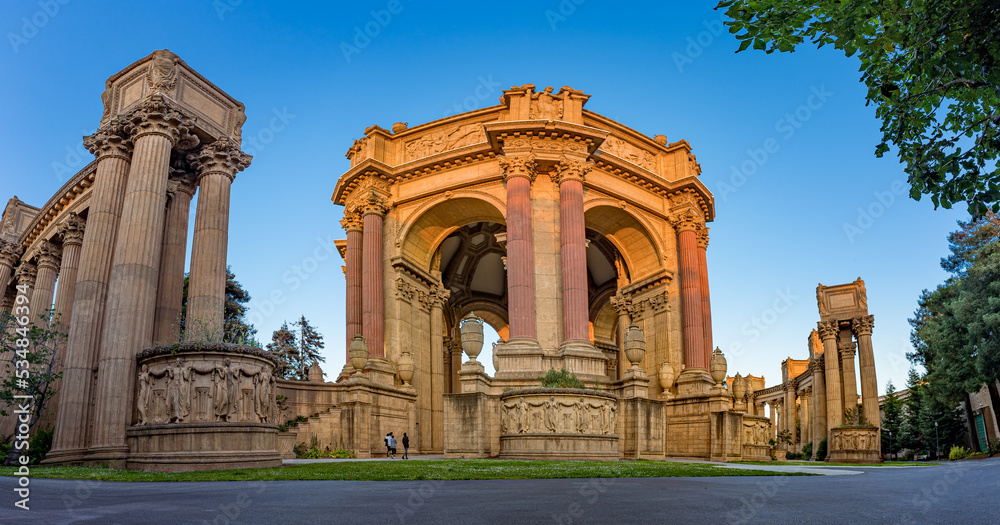 The Palace of Fine Arts Museum in San Francisco, California 